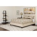 Flash Furniture Platform Bed Set, Tribeca, Full, Beige HG-BM-18-GG